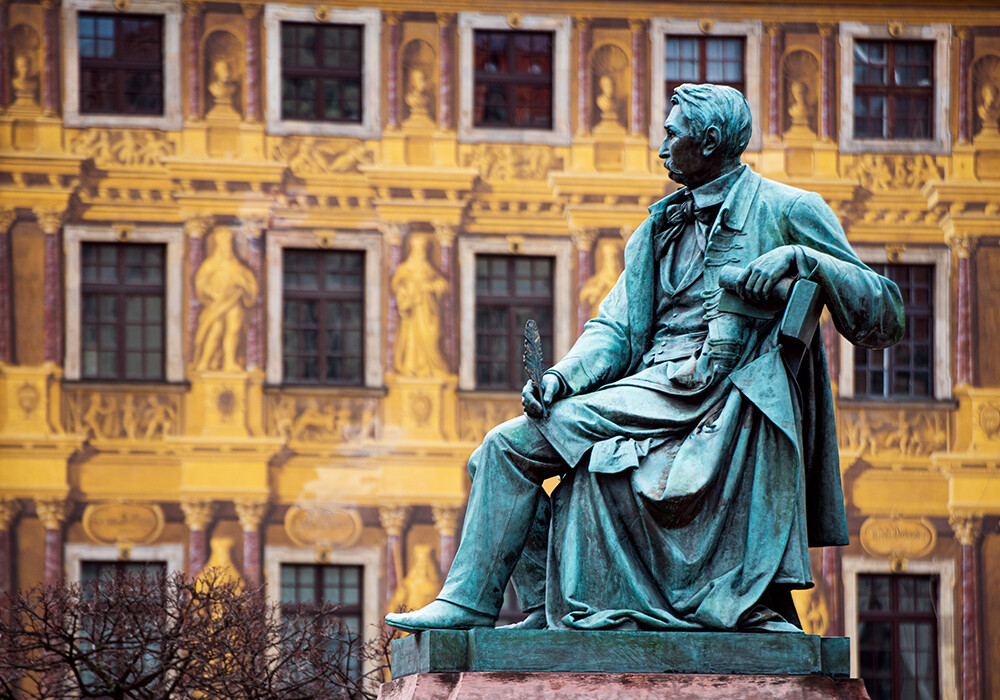 Wrocław, pomnik Aleksandra Fredro