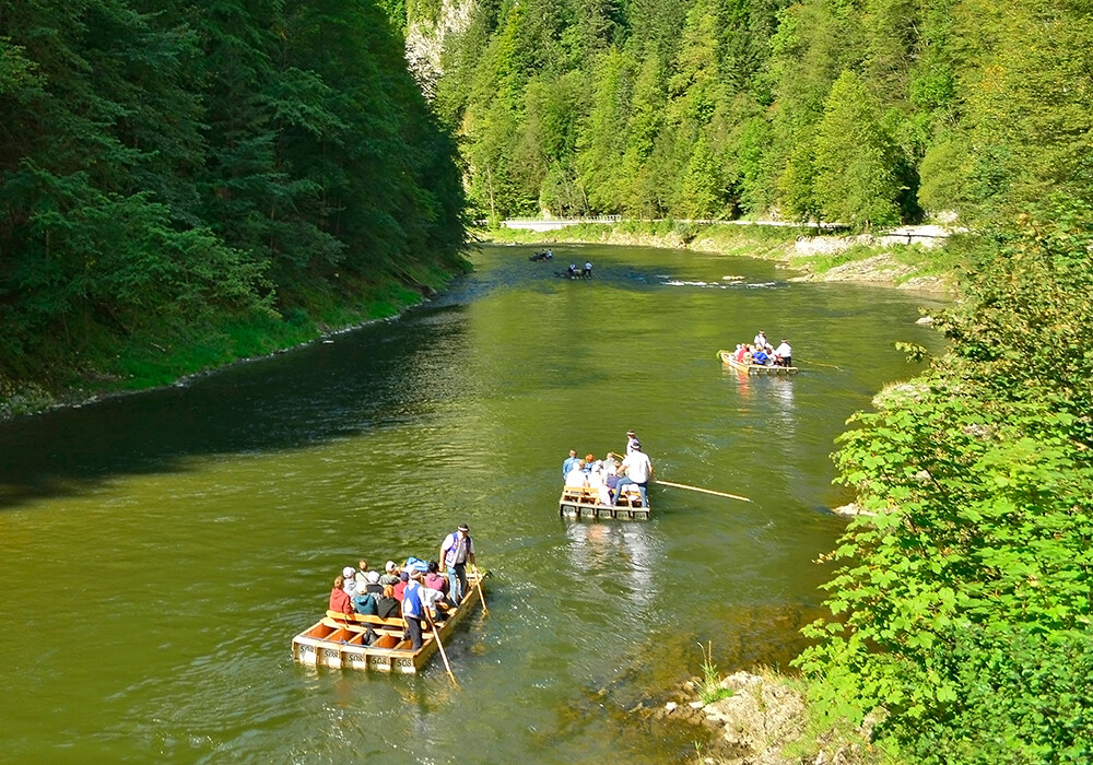 Pieniny, spływ Dunajcem