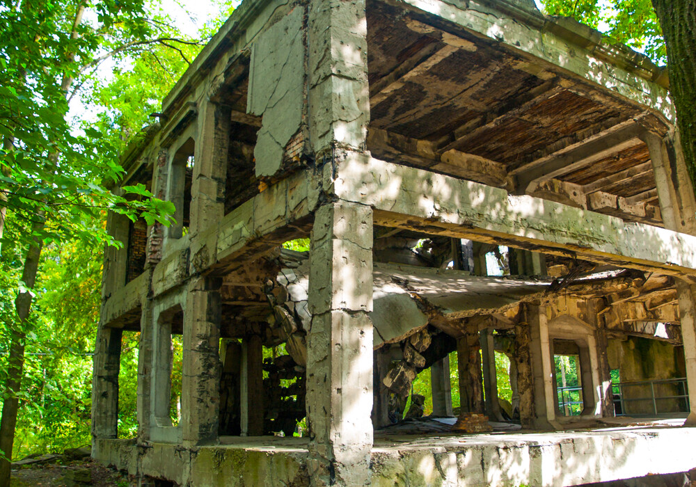 Westerplatte – Ruinen der Kaserne