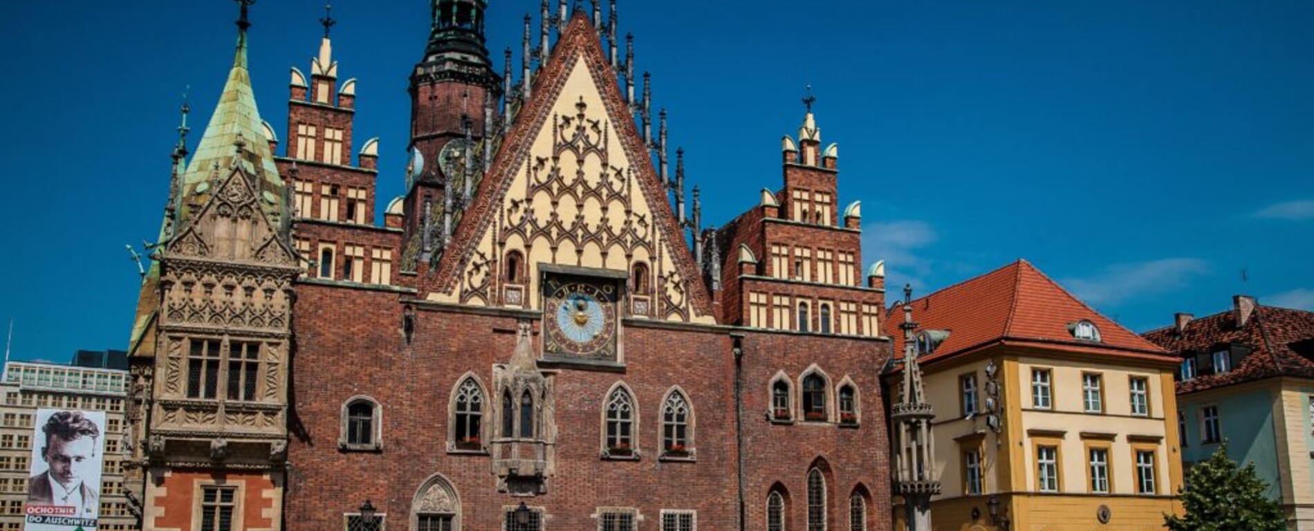 Das Rathaus in Breslau